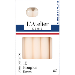 10 bougies droites...