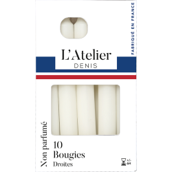 10 bougies droites...