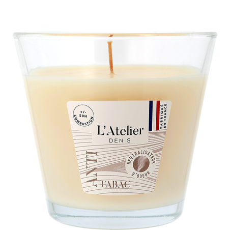 Bougie anti-tabac/Parfum Linge Propre/370g