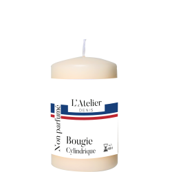 Bougie cylindrique Ivoire