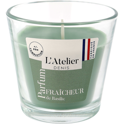 Bougies Fraicheur de Basilic/Notes aromatiques